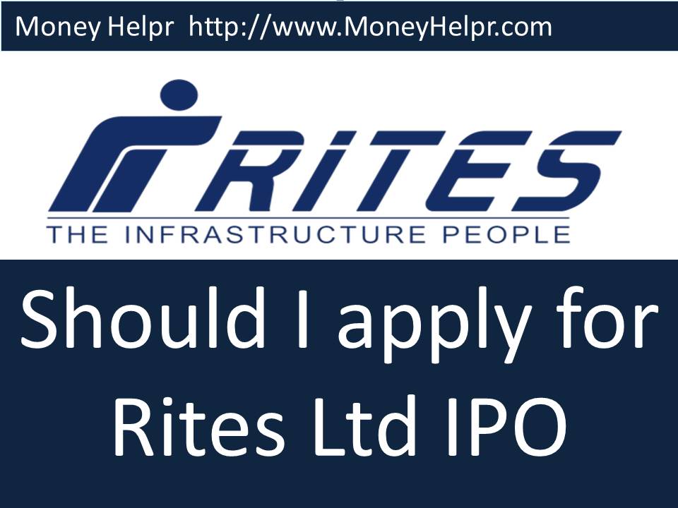 Should I apply for RITES IPO?